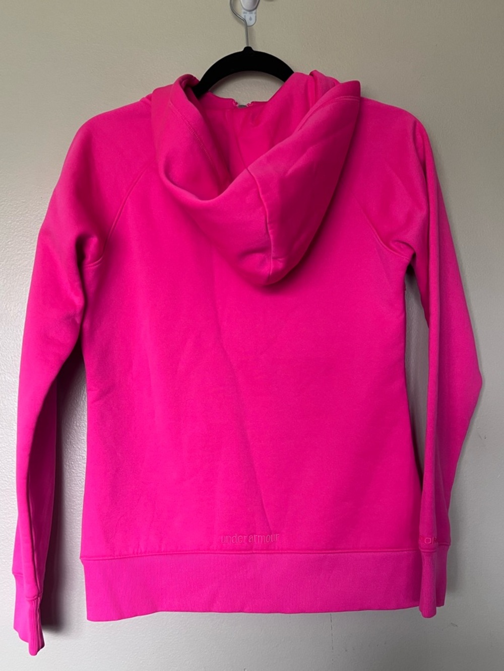 Under Armour Bright Pink Full-Zip Hoodie - Picture 2 of 3